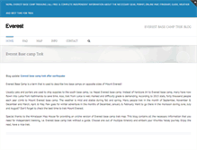 Tablet Screenshot of everestbasecamptrek.org